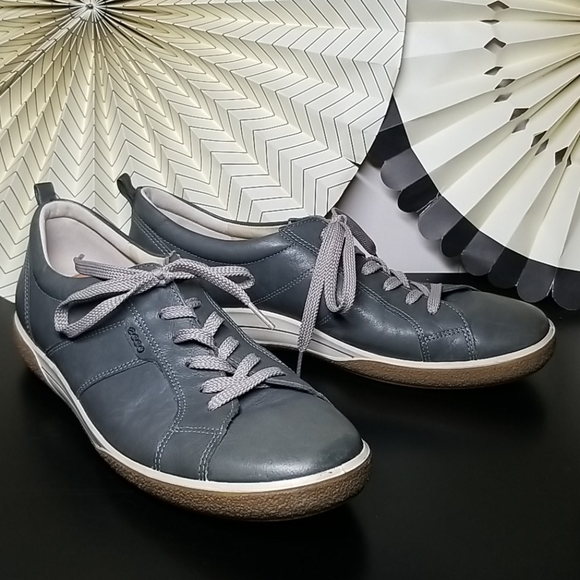 Ecco Shoes - Ecco Leather Tennis Shoe size 41